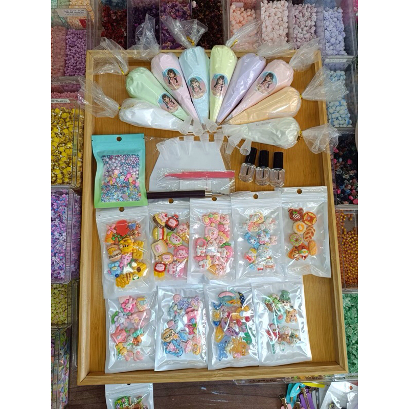 ชุดจัมโบ้ เซตทำงานdiy วิปครีมปลอมและอุปกรณ์ตกแต่งพร้อมทำ