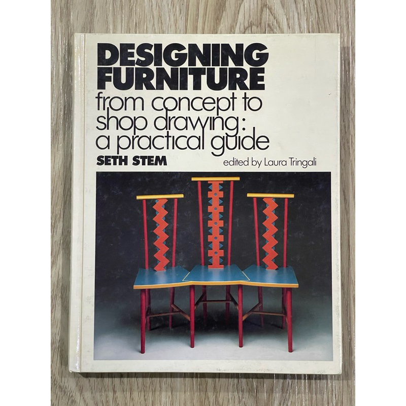 H82 หนังสือการออกแบบเฟอร์นิเจอร์“DESIGNING FURNITURE from concept to shop drawing:a practical guide”