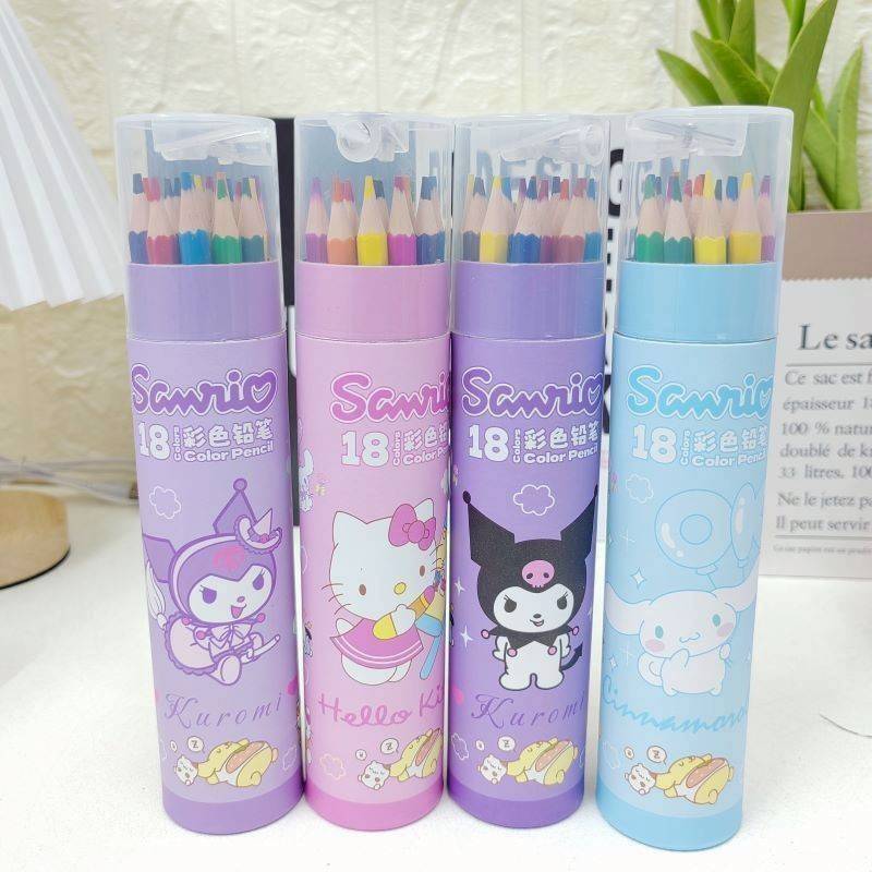 กล่องสีไม้ SANRIO มี 4 ลาย