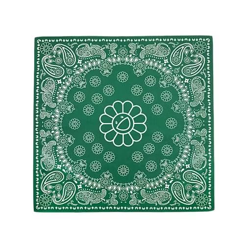 TAKASHI MURAKAMI FLOWER PAISLEY BANDANA