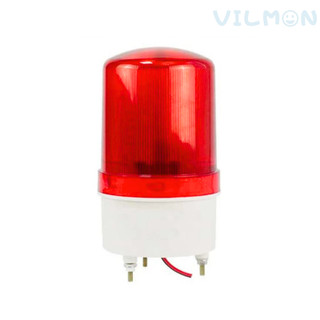 ไฟหมุนแอลอีดี ไฟไซเรนกระพริบ LED  รุ่น SLAS-1101 แรงดันไฟฟ้า 12v 24v 220v แดง ไฟไซเรน ไฟฉุกเฉิน