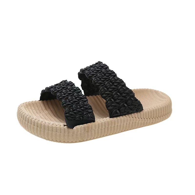 home..fashion  รองเท้าแตะสวม  พื้นนิ่ม แฟชั่น รองเท้าผู้หญิง ใส่สบาย สีพื้น พร้อมส่ง S-201 - รูปที่ 6