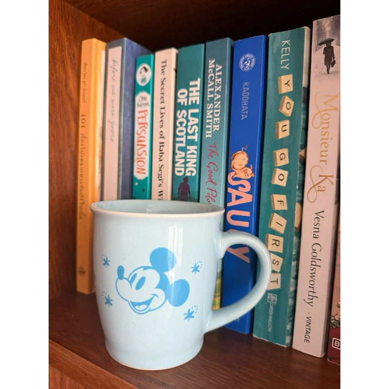 แก้ว Mickey mouse สีฟ้า