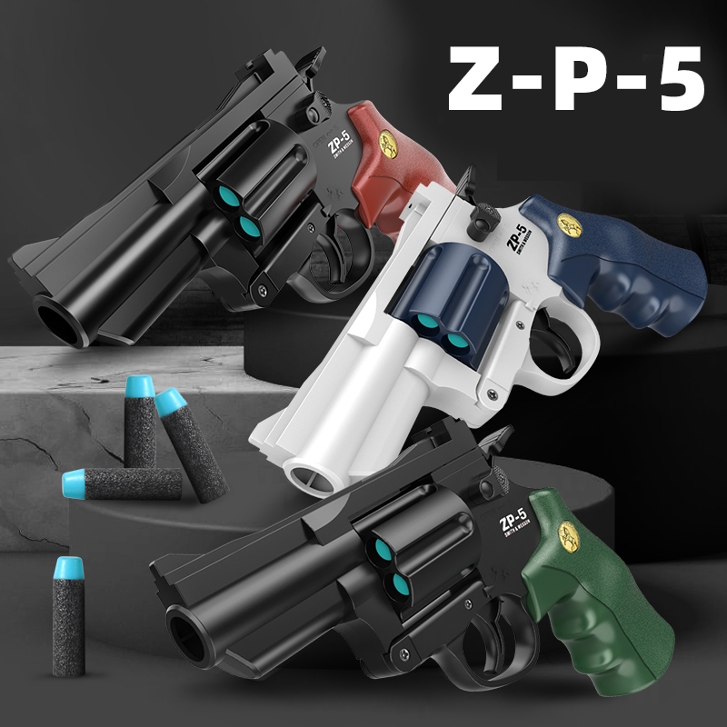【กรุงเทพ เดลิเวอรี】Z-P-5TOY GUN แม่พิมพ์ EVA วิทยาศาสตร์และการศึกษาปืนของเล่นเด็กปืนของเล่นรีโวลเวอร์
