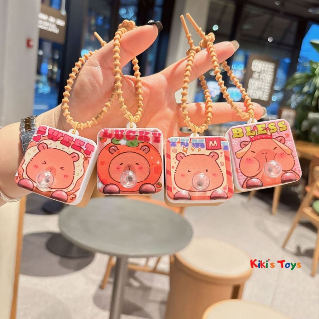 พร้อมส่ง พวงกุญแจซานริโอ พวงกุญแจบีบได้ รูปที่ 2