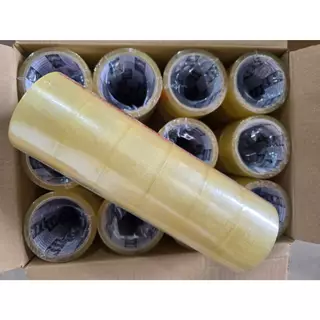 6 ม้วน เทปใส เทปสีน้ำตาล ราคาโรงงาน ขอใบกำกับภาษีได้ เทปปิดกล่อง เทปกาว 2 นิ้ว หนา38/42/50 เทป OPP