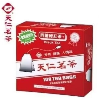 Tenren's Tea (เทนเรน ทีไต้หวัน) ชาดำเทนเรนไม่มีน้ำตาล มี100 ซอง กลิ่นหอมของชาดำแท้อ่อนๆ กลมกล่อม