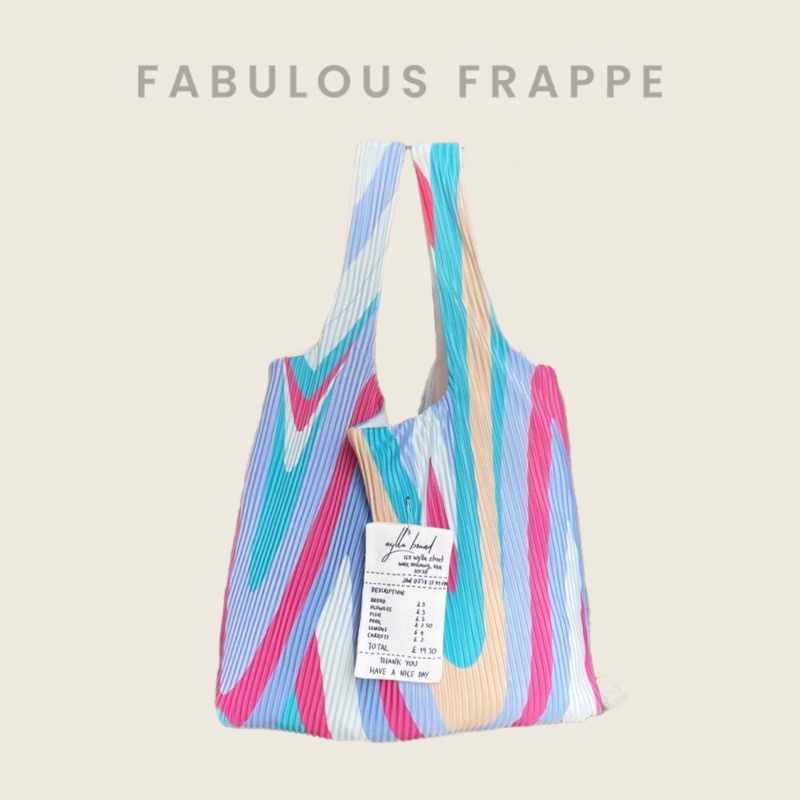Wyllabrand กระเป๋าผ้าพลีท Fabulous Frappe