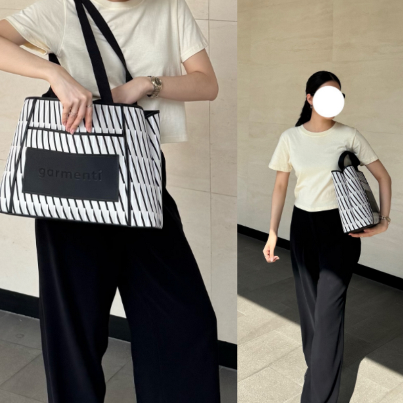 💖[เว็บทางการสั่งซื้อ]GARMENTI - THE EXTRA EDITION Tote Bag💢ของแท้💯 ✅official กระเป๋า กระเป๋าทรงถัง Shoulder Bag