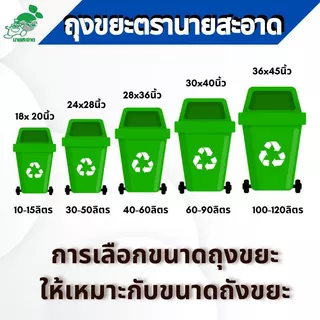 ถุงขยะดำ ขนาด 30x40 นิ้ว แพ็ค1 kg 15ใบ รุ่นหนาเหนียว เกรดมาตราฐาน ดึงได้ทีละใบ ถุงขยะ