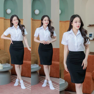 กระโปรงนักศึกษา ทรงเอผ่าหลัง ยาว 20/ 22 /24 /26/ 28 #กระโปรงนักศึกษา #กระโปรงทรงเอ