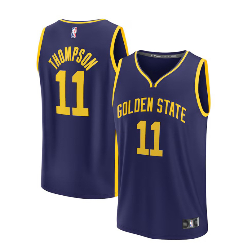 Klay Thompson Golden State Warriors Fanatics Fast Break Replica Player Jersey - Statement Edition - 