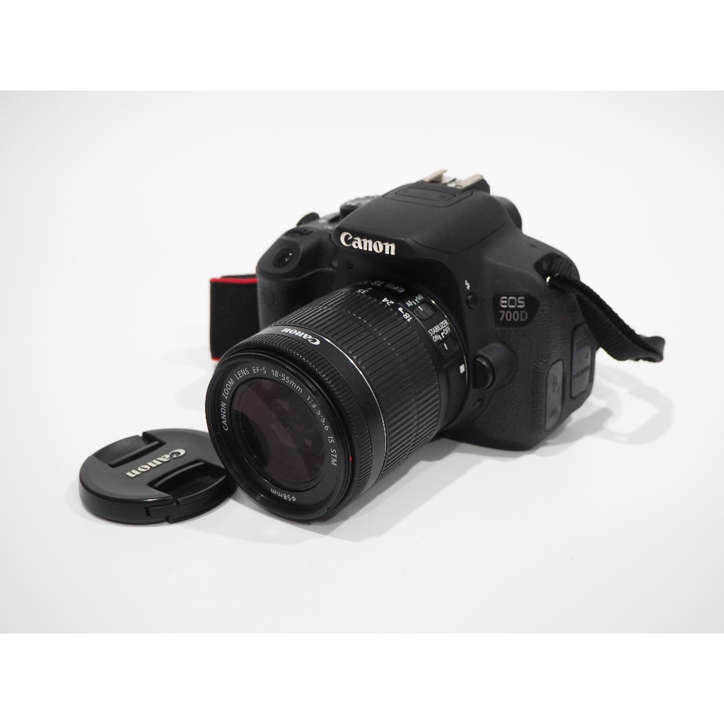 (มือสอง)กล้อง Canon EOS 700D 18-55 is stm kit สภาพสวย 9.5/10 ทำงานปกติเต็มระบบ