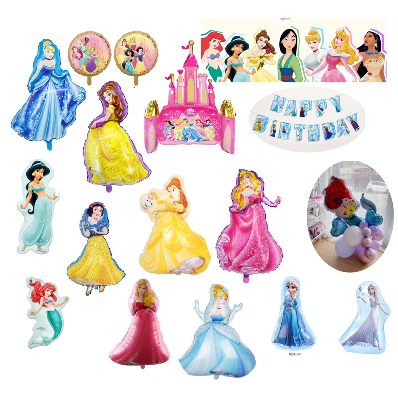 ลูกโป่ง เจ้าหญิง 👸เอลซ่า นางเงือก สินค้าพร้อมส่งในไทย