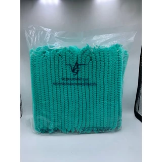 Vg หมวกคลุมผมอนามัย หมวกการแพทย์แบรนด์วีจี อุปกรณ์คลุมผมป้องกันเชื้อโรค Bouffant Cap 14g 100ชิ้น/ห่อ มี 5สี