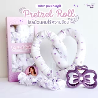 Saijai Pretzel Roll โรลม้วนผม คุณภาพพรีเมี่ยม โรลม้วนผมไม่ใช้ความร้อน สำหรับจัดแต่งทรงผม