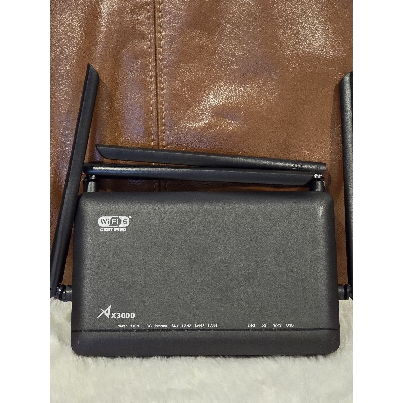 มือ2 Router Wifi ZTE AIS AX3000 เร้าเตอร์ ไวไฟ ใช้งานได้ พร้อมหม้อแปลง