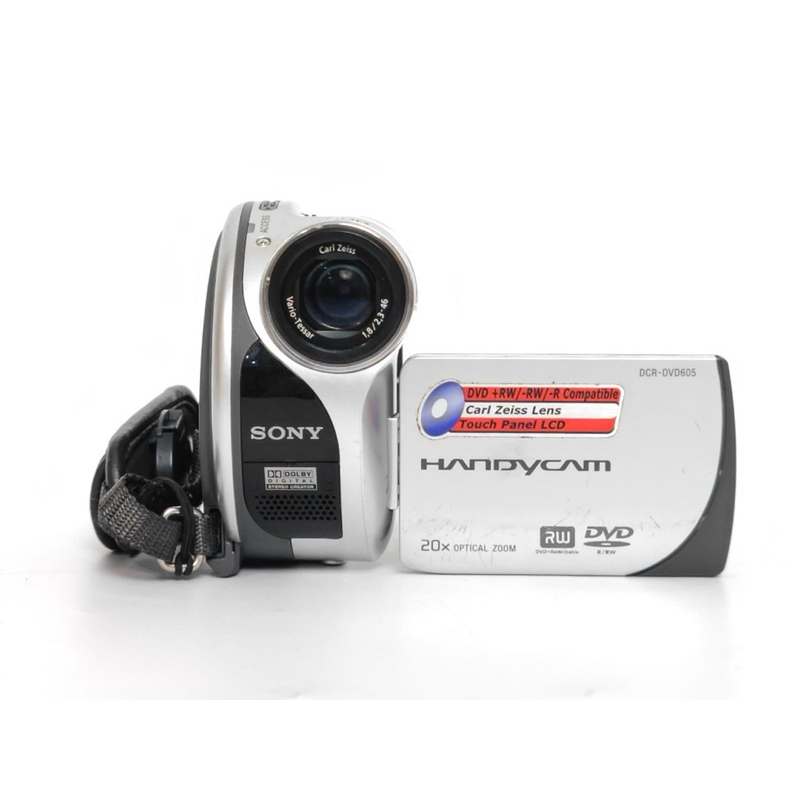 SONY DCR-DVD605E – กล้องวิดีโอบันทึกลงแผ่น DVD Mini โดยตรง (สินค้ามือสอง)