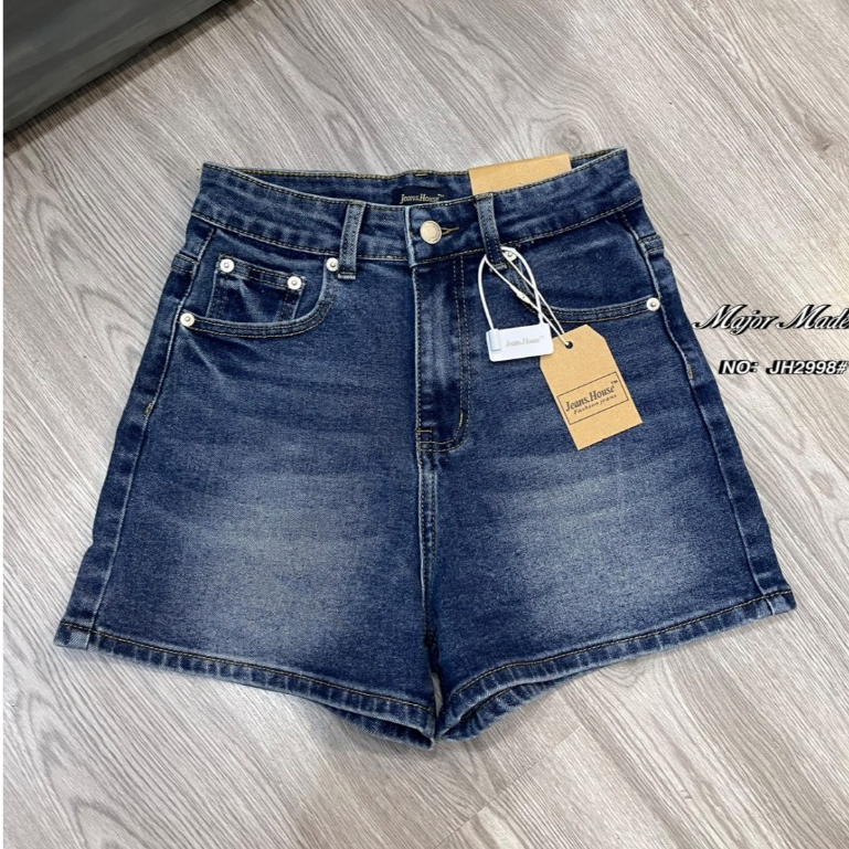 JH2998# กางเกงยันส์ขาสั้น