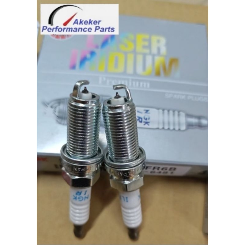 4X NGK ILFR6B Laser Iridium 6481 FITS Subaru Impreza Turbo 2.5L EJ WRX STi Volvo S60R V70R 2.5L คอยห
