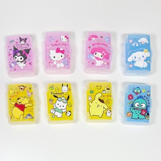 กล่องแบ่งยา ตลับแบ่งยา ลายการ์ตูน แบบสีใส 9x7x3cm