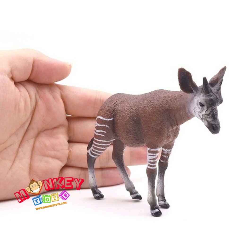 Buffato โมเดลสัตว์ Okapi โอกาพี ขนาด 10.50 CM (จากหาดใหญ่)