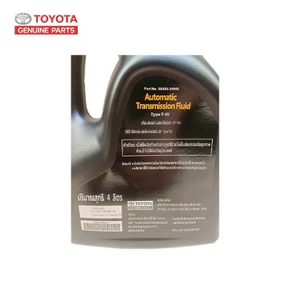 TOYOTA น้ำมันเกียร์โตโยต้า TYPE T-IV ขนาด 4 ลิตร
