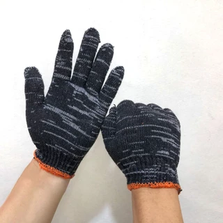 ถุงมือผ้า (แพ็ค12คู่) ถุงมือผ้าฝ้าย สำหรับใส่ทำงาน ทำสวน ถุงมือผ้าฝ้ายราคาถูก
