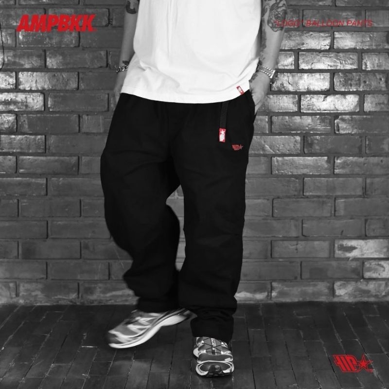 A.M.P. "LOGO" BALLOON PANTS
