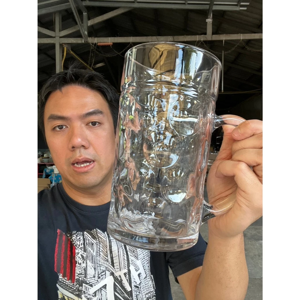 แก้วคาเฟ่XXL แก้วเครื่องดื่มเย็นจัมโบ้ จุ1300ML แก้วขนาดหนา4.3MM เลยครับ ออกใบกำกับภาษีได้จ้า