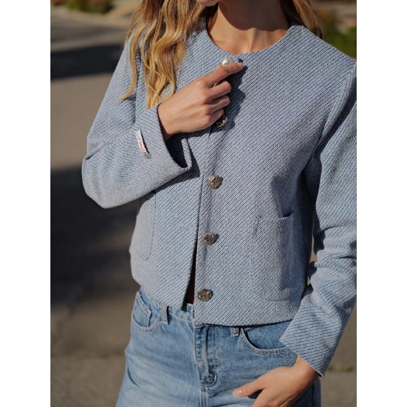 Rally RM Buttons Jacket - เสื้อแจ็คเก็ตกระดุมดีไซน์โลโก้ RM (มีให้เลือก 6 สี)