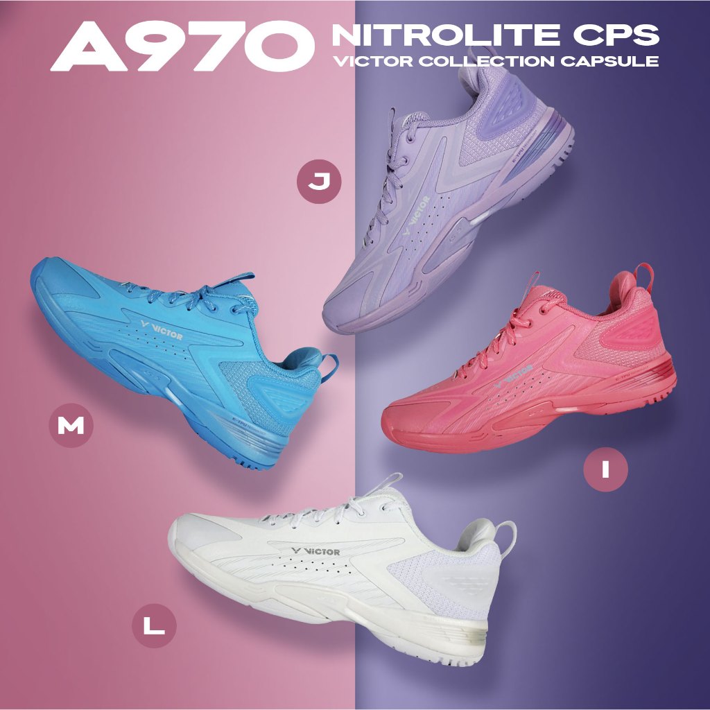 🌈(นักกีฬาโปรเลือกใช้!)🌈 VICTOR A970 NitroLite Capsule Collection👟🏸 ที่ใส่โดย Lee Zii Jia✨V-Shape 2.5