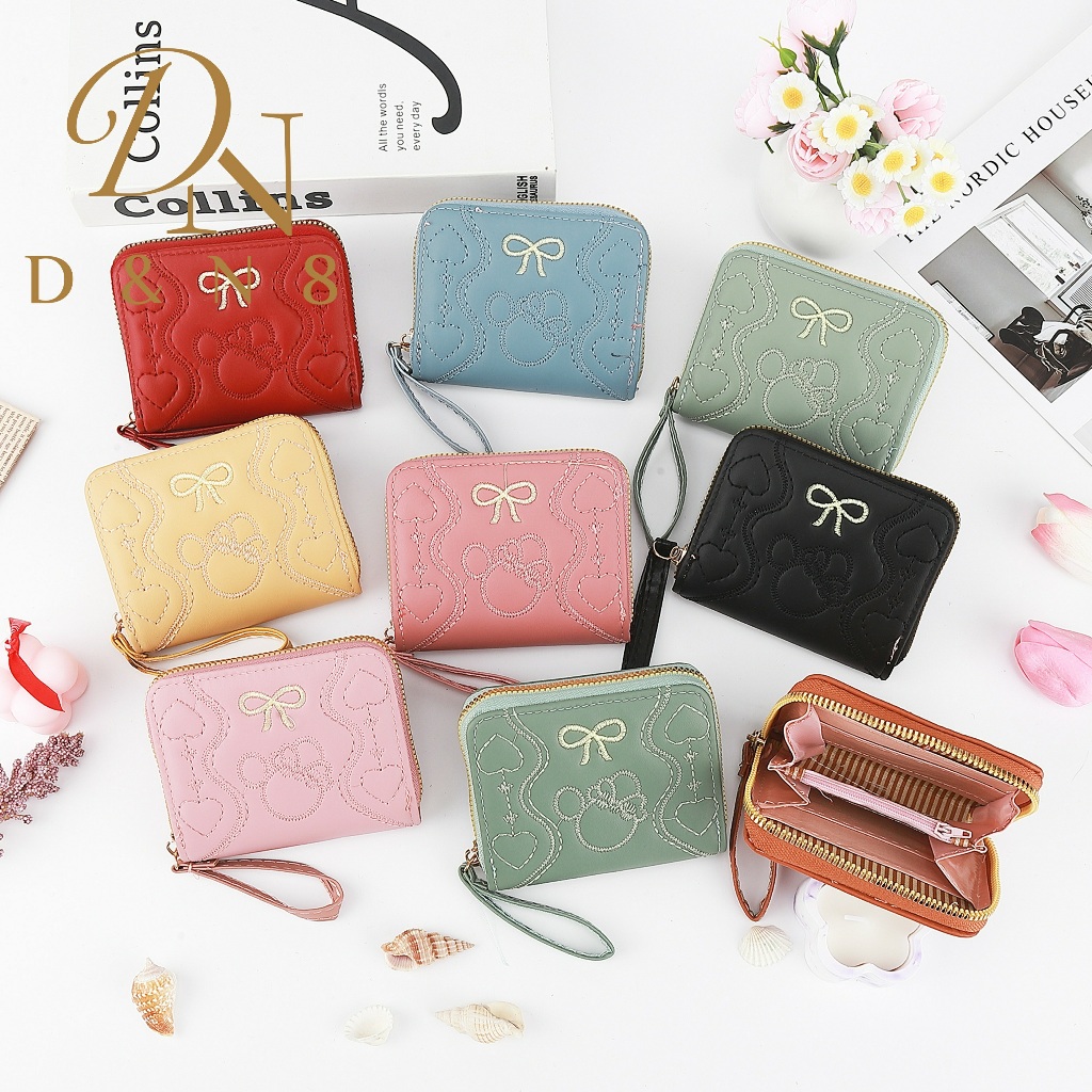 SA22#กระเป๋าสตางค์ใบสั้น 📌มีช่องสำหรับใส่เหรียญ 📌มีช่วงใส่บัตร4ช่อง 📌วัสดุหนังPU รุ่นใหม่！