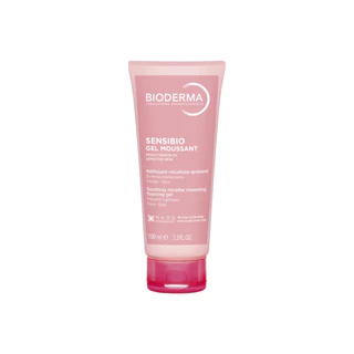 Bioderma Sensibio Gel Moussant 100 ml เจลล้างหน้าผิวแพ้ง่ายสูตรไมเซล่า อ่อนโยนสำหรับผิวบอบบาง แพ้ง่าย