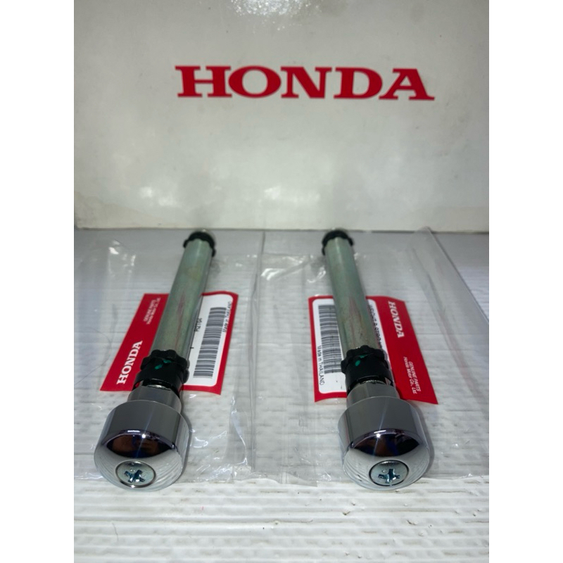ชุดตุ้มแฮนด์(เงา) 1คู่ ใส่รถ HONDA Wave100-110-125  (แท้ศูนย์ฮอนด้า)