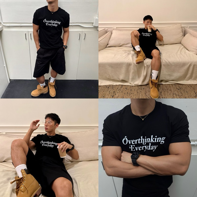 Overthinking Everyday 🖤 #JustTEE