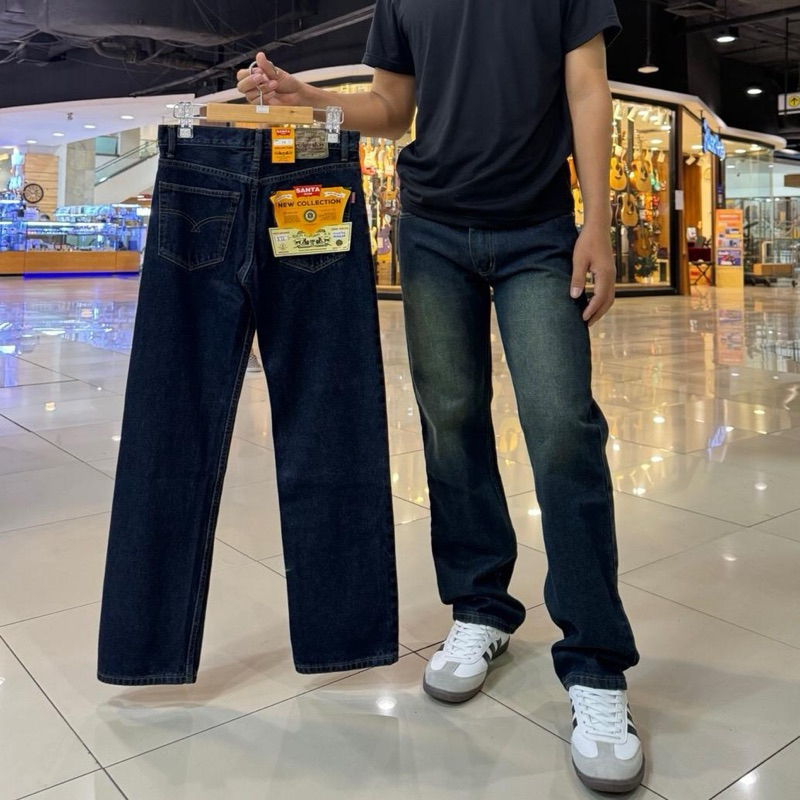กางเกงยีนส์ขากระบอก ป้ายSANTA มี6 สี - รูปที่ 6
