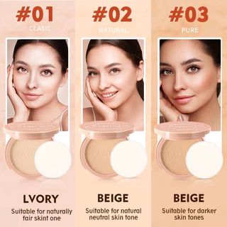PAZIUM แป้งฝุ่น 10g แป้งคุมมัน แป้งผสมรองพื้น คุมมัน กันเหงื่อ Foundation Powder / Oil-control