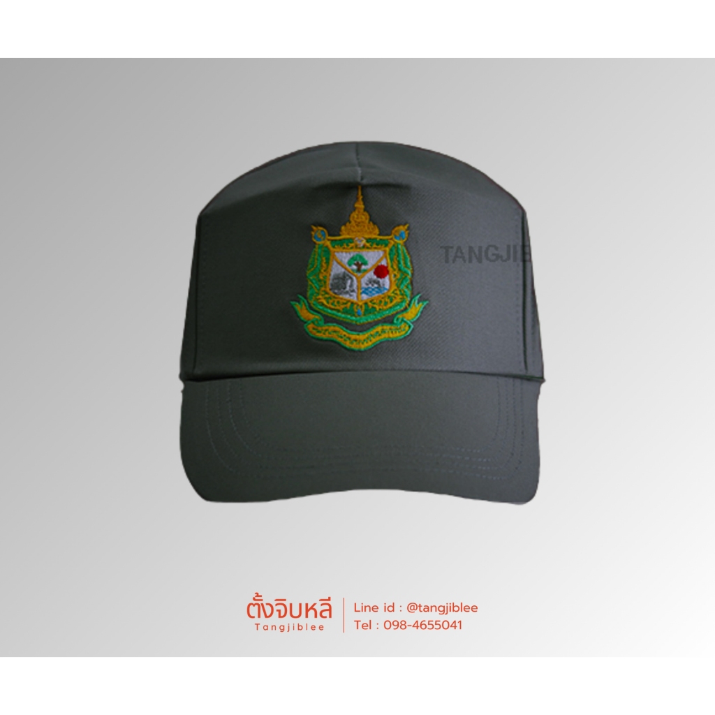 หมวกแก๊ปกระทรวงทรัพยากรธรรมชาติและสิ่งแวดล้อม สีเทา