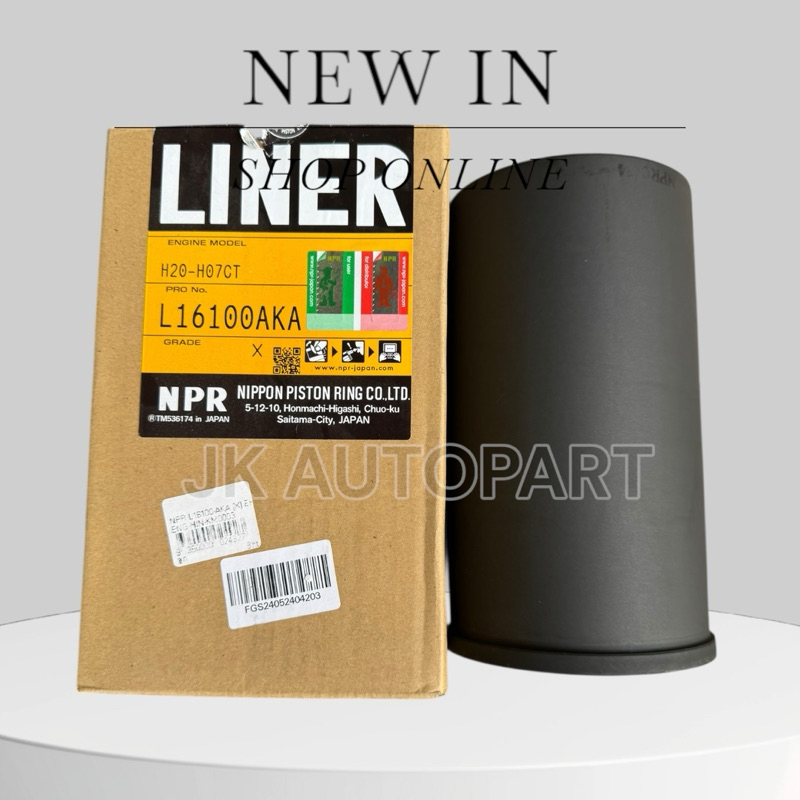 ปลอกสูบ EH700 HO7C HO7D ยี่ห้อ NPR JAPAN แท้ๆ CYLINDER ไฮเทค MARK X Y Z W/ORIKP.