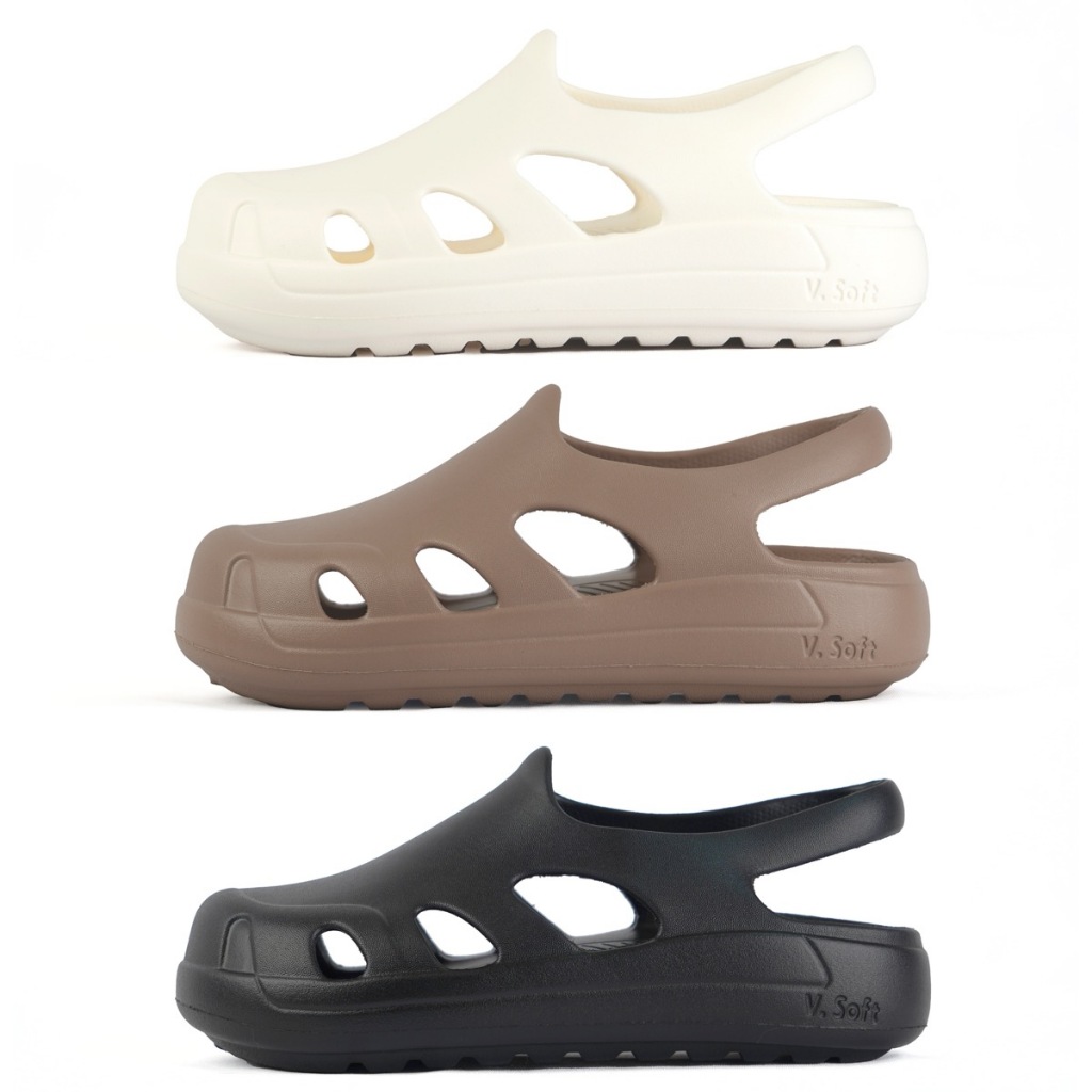 R.A SHOP รองเท้าแตะรัดส้น รุ่น Diego EVA Foam กันน้ำ กันลื่น เบา นุ่ม ใส่สบาย ไม่กัดเท้า