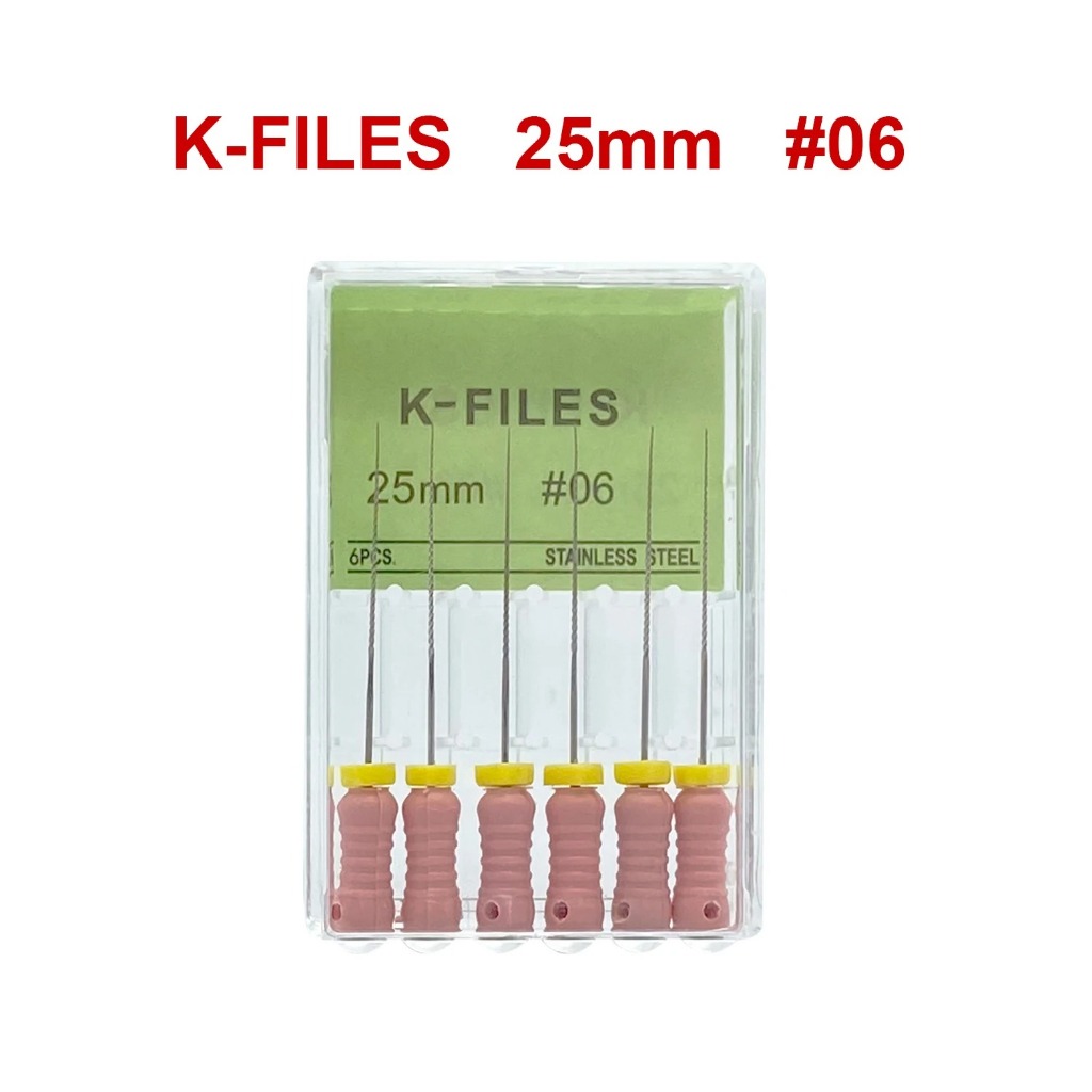 k file ขนาด 06 ยาว 25 มิลลิเมตร กล่องละ 6 ตัว