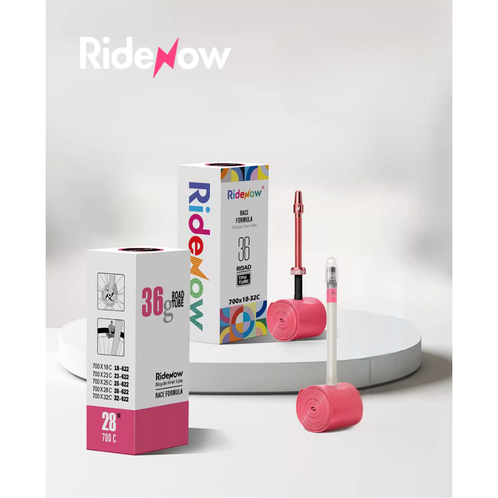 ยางในเสือหมอบ Ridenow แบบเบาพิเศษ รองรับยางขนาด 700×18-32C