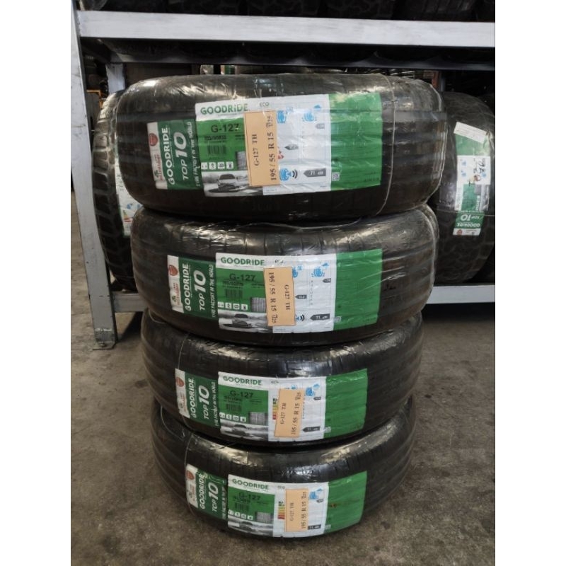 ยางรถยนต์ Goodride G-127 ไทย ปี25 195/55 R15 จำนวน 4 เส้น 4,999 บาท
