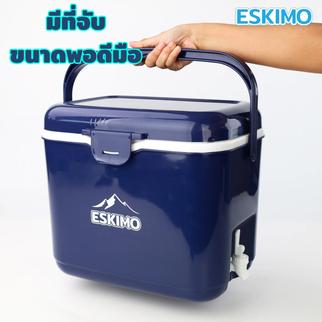 ESKIMO กระติกน้ำ เก็บความเย็น มีก็อก ถังน้ําแข็ง 12L,18L กระติก camping สำหรับท่องเที่ยว แคมป์ปิ้ง เก็บเย็น 24 ชม. thumbnail 6