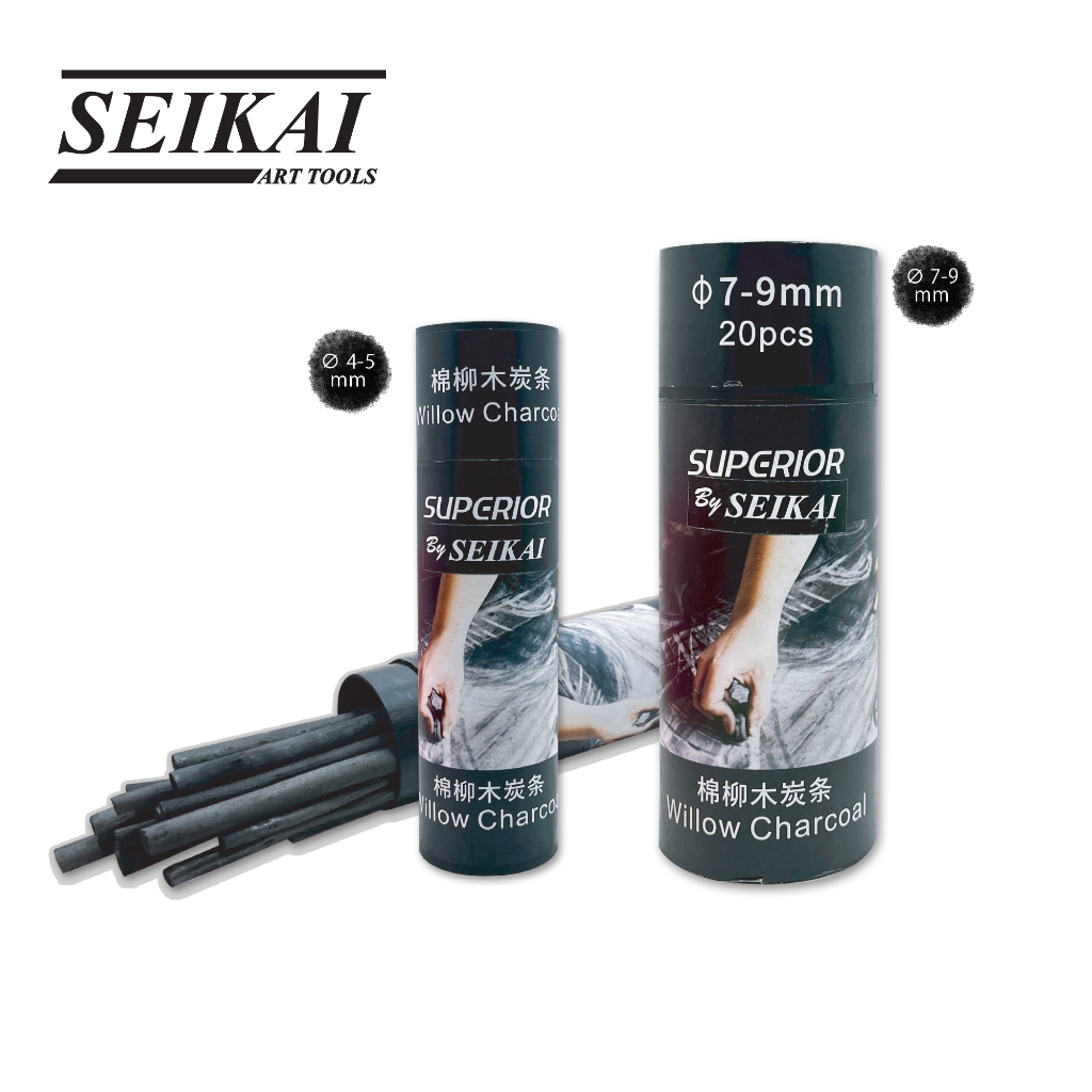 SEIKAI ถ่าน CHARCOAL 4-5MM, 7-9MM SUP