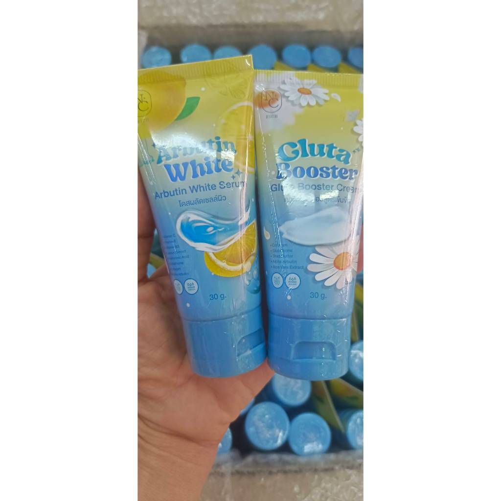 เซตโดสฟ้าจิ๋ว 1 เซต มี2ชิ้น(เซรั่ม1+ครีม1) 30+30กรัม NC RICH – โปรปัง