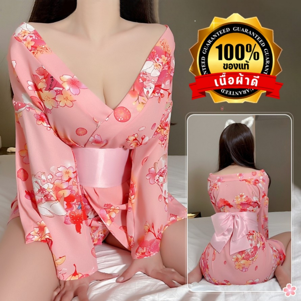 NIGHT TIME ชุดนอนจีนโบราณ ชุดนอนคอกว้าง ชุดนอนแฟนตาซี 💮มีไซต์ M-5XL นน40-100KG โบว์หลังน่ารัก N-180