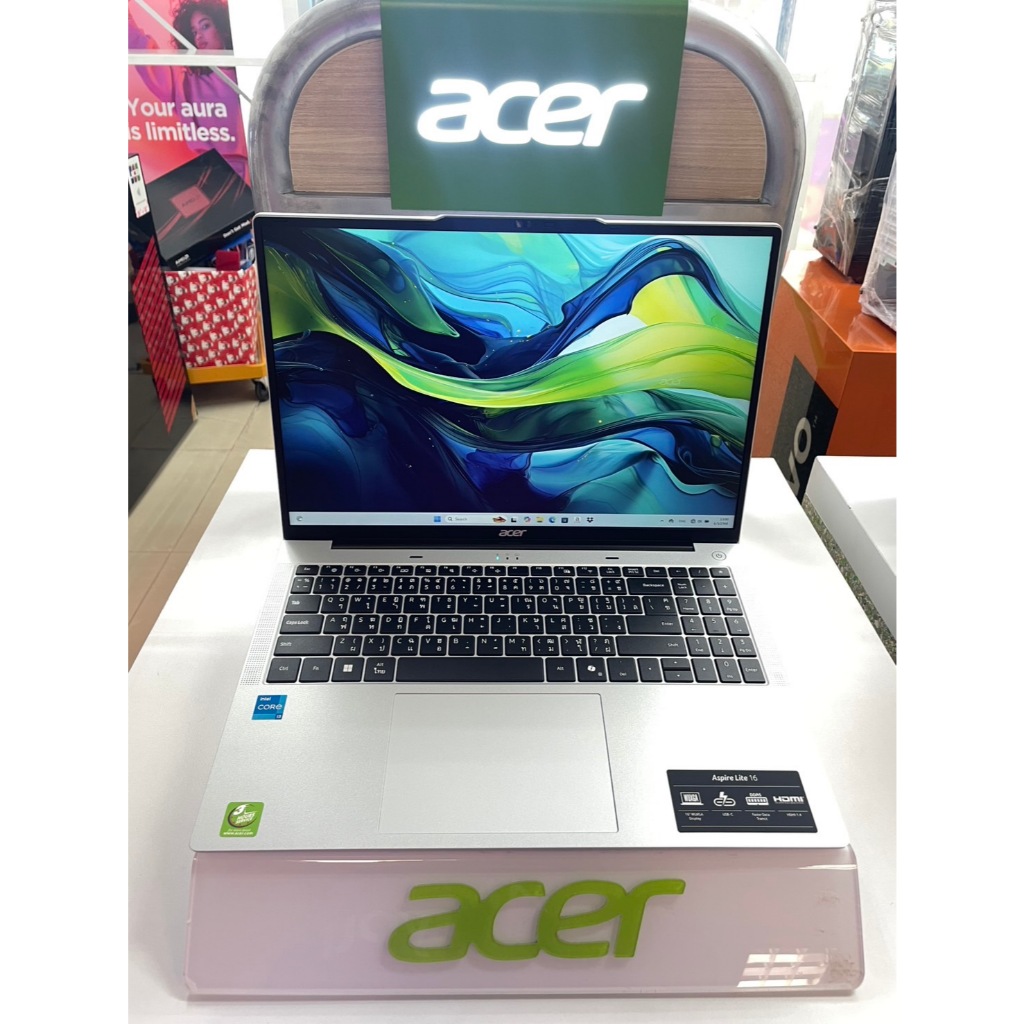 โน๊ตบุ๊ค Acer Aspire Lite 16 AL16-52P-331E Gray