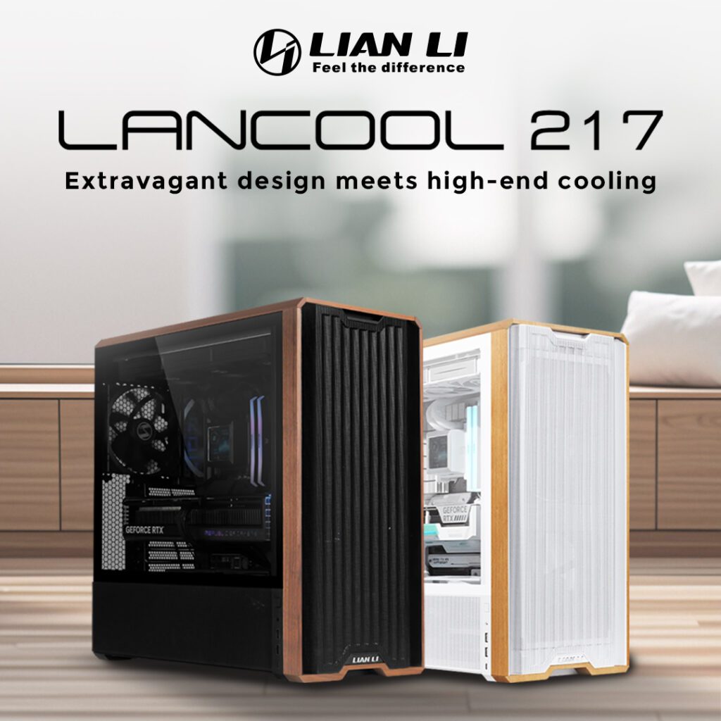 CASE LIAN LI  LANCOOL 217 X BLACK / WHITE ATX